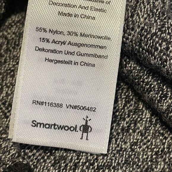Smartwool Sweater Shadow Pine Tunic Women’s XS Merino Wool Blend Gray Black - Picture 9 of 10